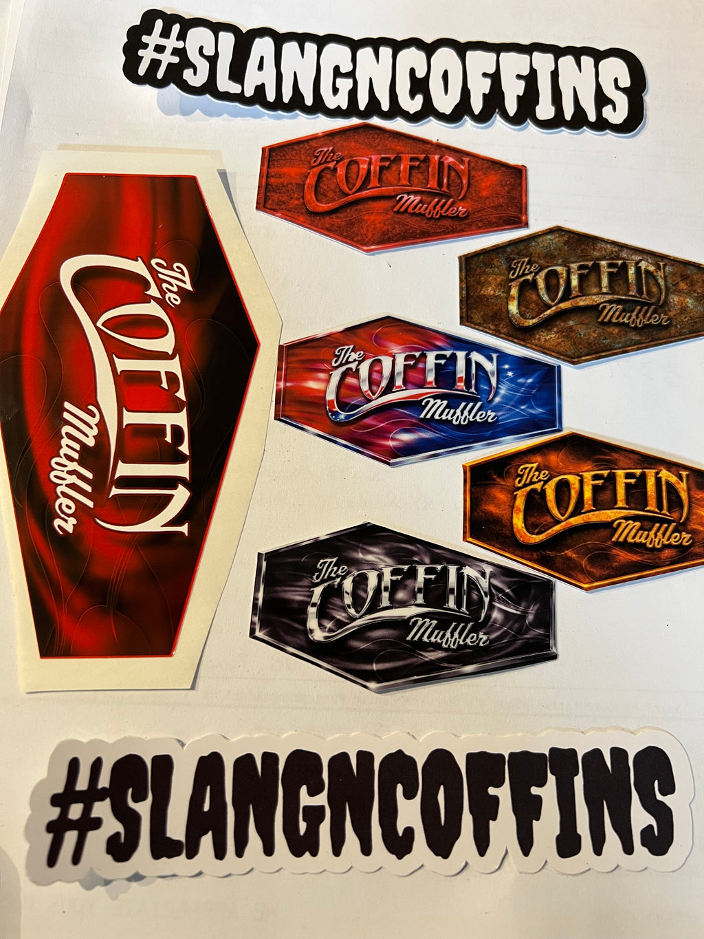 Coffing Sticker COFFIN STICKER PACK – THECOFFINMUFFLER