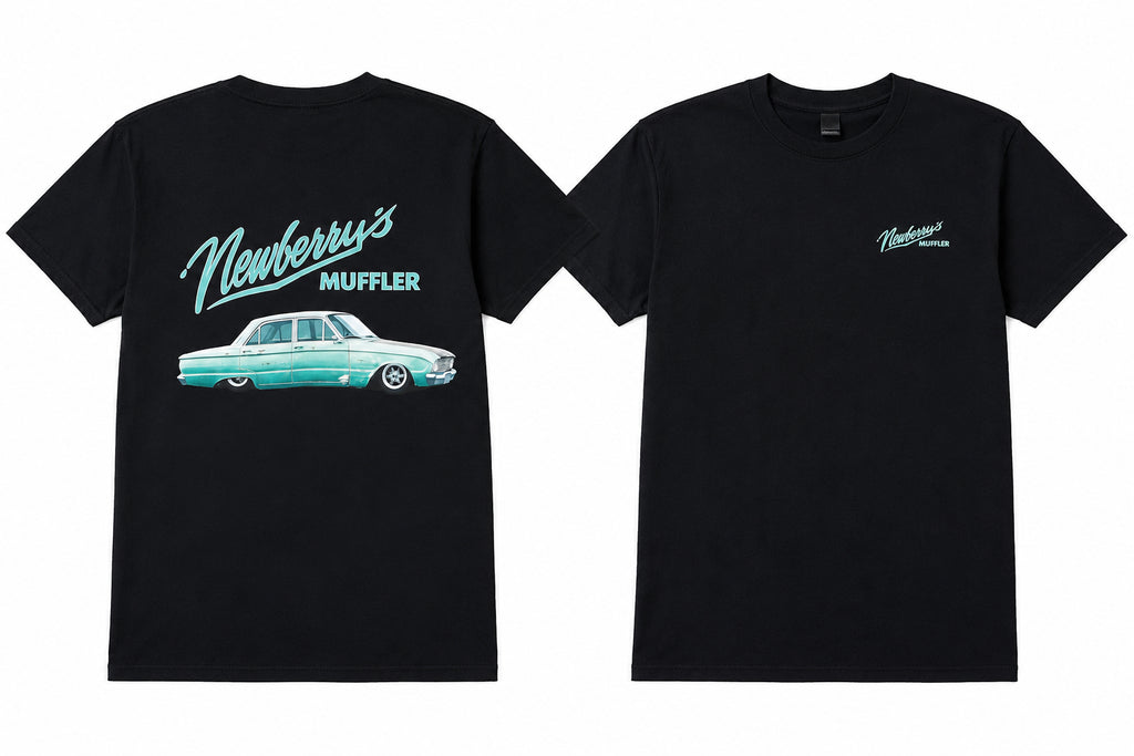 Newberrys muffler patina falcon T-shirt