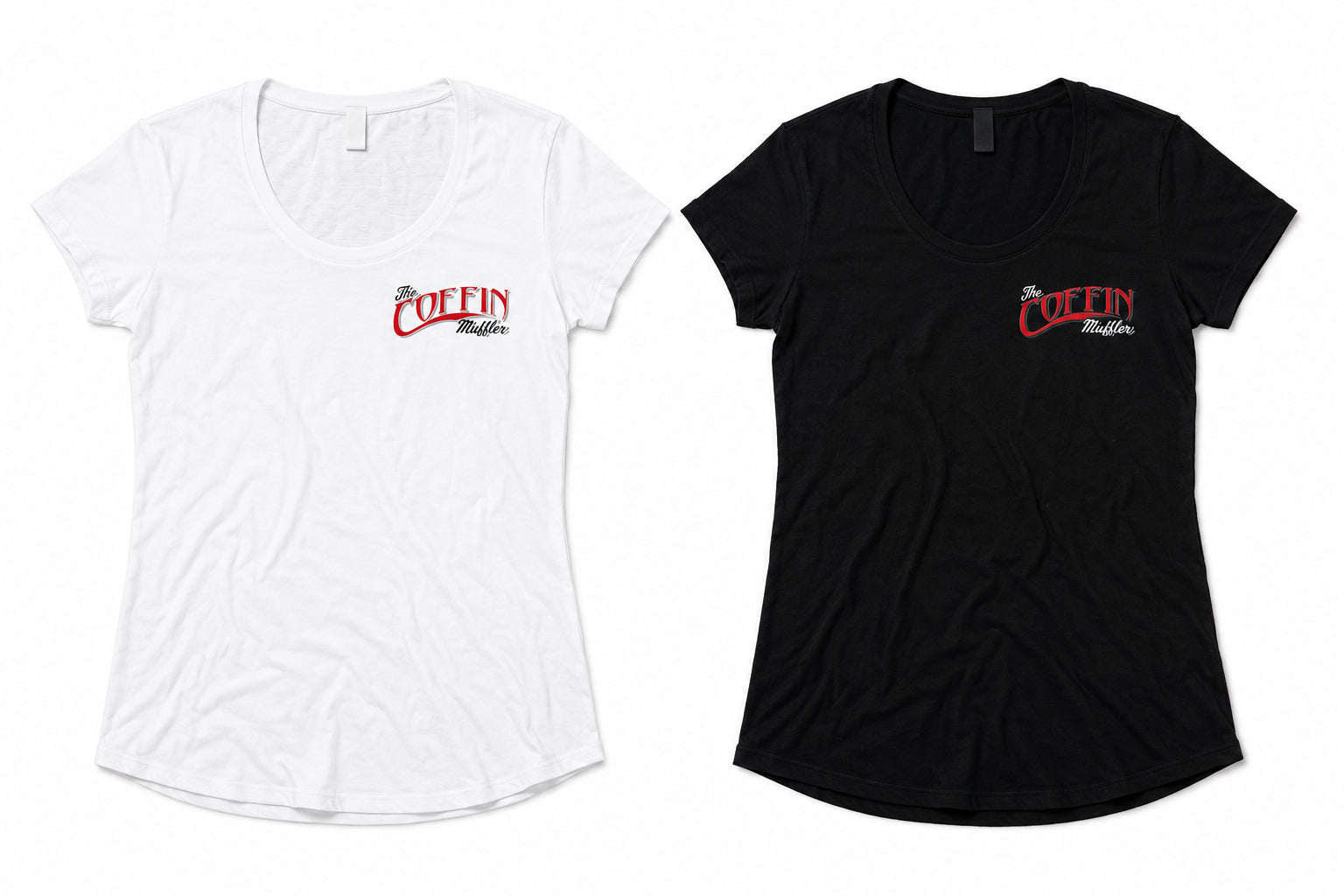 womens coffin logo T-shirt