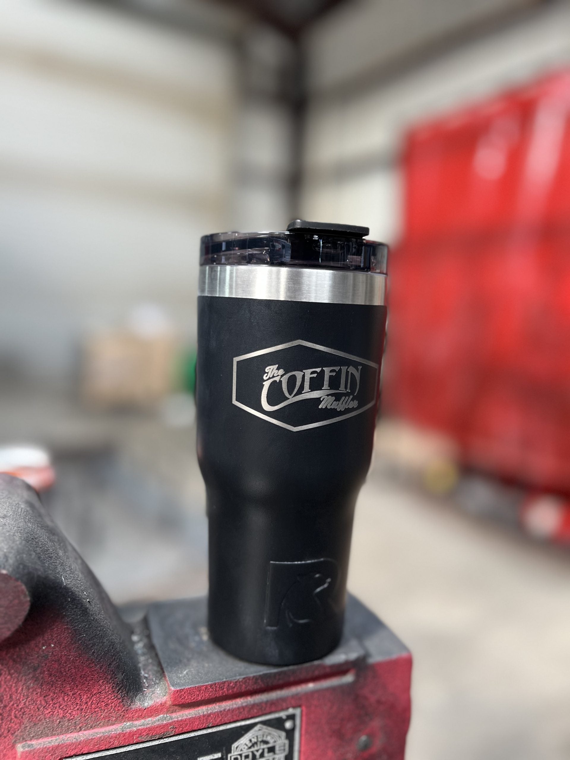 coffin tumbler cup